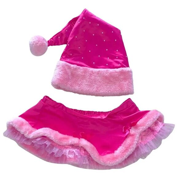 Vintage Victoria's Secret Pretty Little Things Santa Baby Hat with Matching Skir - Picture 1 of 3